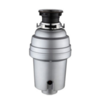 Garvee Garbage Disposal 3/4 HP, Continuous Feed Food Waste Disposer with Air Switch & Flange Seal, Stainless Steel Garbage Disposer, Compact Food Waste Grinder for Kitchen Sink, Grey