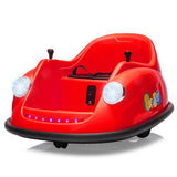 Garvee Ride - P Series: 12V Battery Car for Kids W/Parent Remote, Led Lights, 2-Speed, 360°Spin - Red - Red