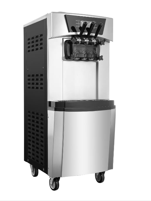 GARVEE Aconee Commercial Ice Cream Machine, 5.8 to 8Gal per Hour Soft