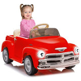 Garvee Ride - P Series: 3, 12V Ride On Car for Kids with Lcd Show, Led Lights, Battery Powered 4-Wheels Ride On Toy with Seat Belt, Slow Start, Electric Toy Car - Red