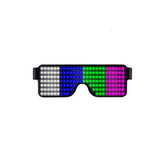 Garvee Led Luminous Glasses 8 Kinds Dynamic Patterns Usb Charging 3 Flashing Modes Bar Christmas Party Light-up Decorative Glasses Four colors - Four colors