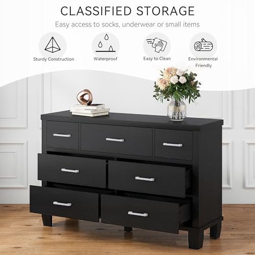 GARVEE 7-Drawer Bedroom Dresser - Stylish and Functional Storage Solution GARVEE 7-Drawer Bedroom Dresser - Stylish and Functional Storage Solution