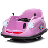 Garvee Ride - P Series: 12V Battery Car for Kids W/Parent Remote, Led Lights, 2-Speed, 360°Spin - Purple - Purple