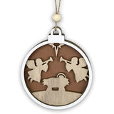 Garvee Winter Wonderland Ornaments for Christmas Tree Christmas Wooden Hanging Ornaments for Holidays Party Decoration JM02071 - Jm02071