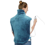 Garvee Heating Pad for Back Pain Relief, Neck and Shoulders Electric Heating Pads Large Size, Weighted Full Body Back Heat Pad with Auto Shut Off, Fast Heating and 4 Heat Settings (Teal, 33"x22") - Teal