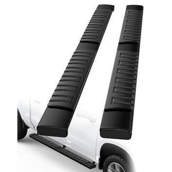 Garvee 6 Inch Running Boards - Compatible with 2015-2025 Chevrolet Colorado Crew Cab and 2015-2025 GMC Canyon Crew Cab (4 Full-Size Doors), Aluminum Side Steps Nerf Bars, Black