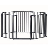 Garvee 200" Dog Gate for Doorways Stairs, Adjustable Safety Door with Child Proof Double Locking System, Baby Gate Extra Wide, Christmas Tree Fence Door