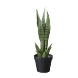 Garvee Artificial Snake Plant Faux Agave 16 Inch Plastic Greenery Durable Indoor Outdoor Garden Decor - Snake Plant (Green) 40Cm