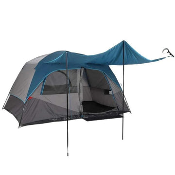 Garvee Camping Tent, Tent for Camping, Easy Set up Camping Tent 4 Person and 6 Person for Hiking Backpacking Traveling Outdoor, Light Blue (Camping Tent 6 Person with Rainfly)