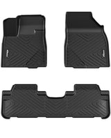 Garvee Floor Mats for 2014-2019 Toyota Highlander (LE, LE Plus, Limited, XLE,Hybrid), TPE All Weather Custom Fit Front 1st & 2nd Row Highlander Floor Liner