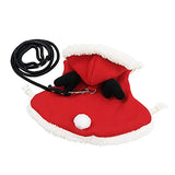 Garvee Rabbit Clothes Christmas Suit Cute Pure Cotton Rabbit Clothes Daily Wear Walking Harness Rabbit Clothes