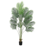 Garvee 6ft Artificial Palm Tree - Realistic Design, 15 Trunks, Durable Polyester, Indoor/Outdoor, Easy Assembly, Safe Materials, Adjustable Leaves - 6 Ft