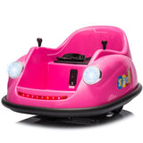 Garvee Ride - P Series: 12V Battery Car for Kids W/Parent Remote, Led Lights, 2-Speed, 360°Spin - Pink - Pink