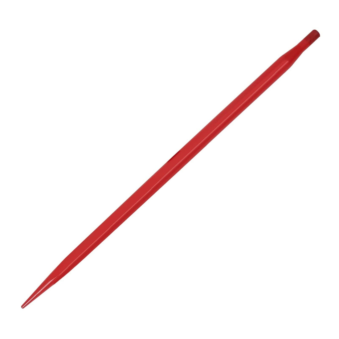 49 Inch Bale Spear 3000 lbs Capacity Hay Red Coated Bale Forks for Bobcat Tractors