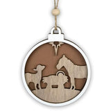 Garvee Winter Wonderland Ornaments for Christmas Tree Christmas Wooden Hanging Ornaments for Holidays Party Decoration JM01989 - Jm01989