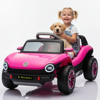 Garvee Ride - P Series: 12V Ride-On Toy With Remote Control | LED Lights, MP3, and Bluetooth | For Boys and Girls, Pink