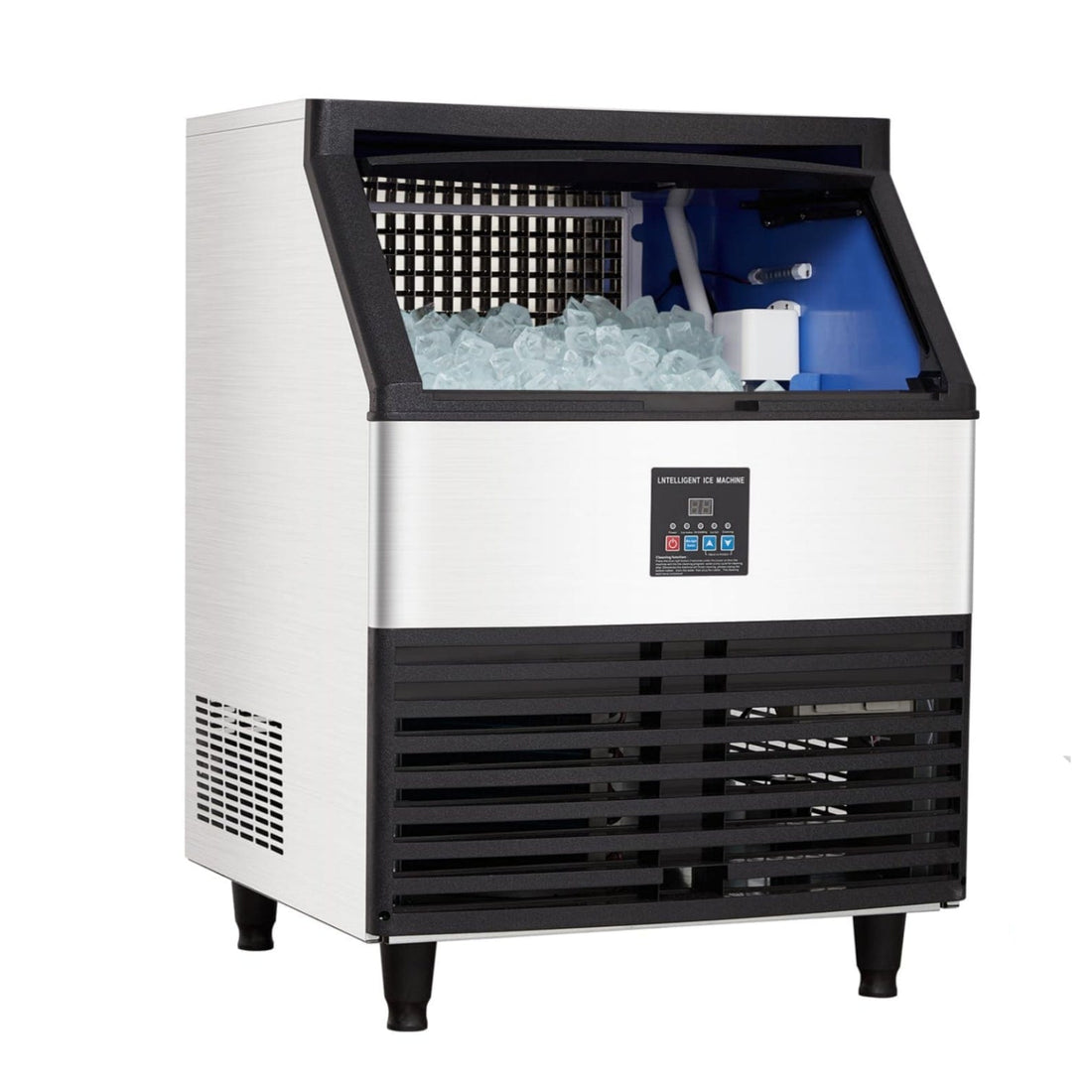 Commercial Ice Maker Machine 440lbs/24H Stainless Steel Under Counter ice Machine