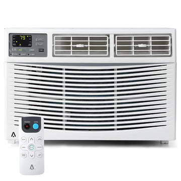 Garvee 8000 BTU Window Air Conditioner U-Shaped With RC, High-Efficiency Cooling Small Window Air Conditioner with Remote Control and Washable Filter, Quiet Operation, Cooling Up to 250 Sq Ft, 115V/60Hz