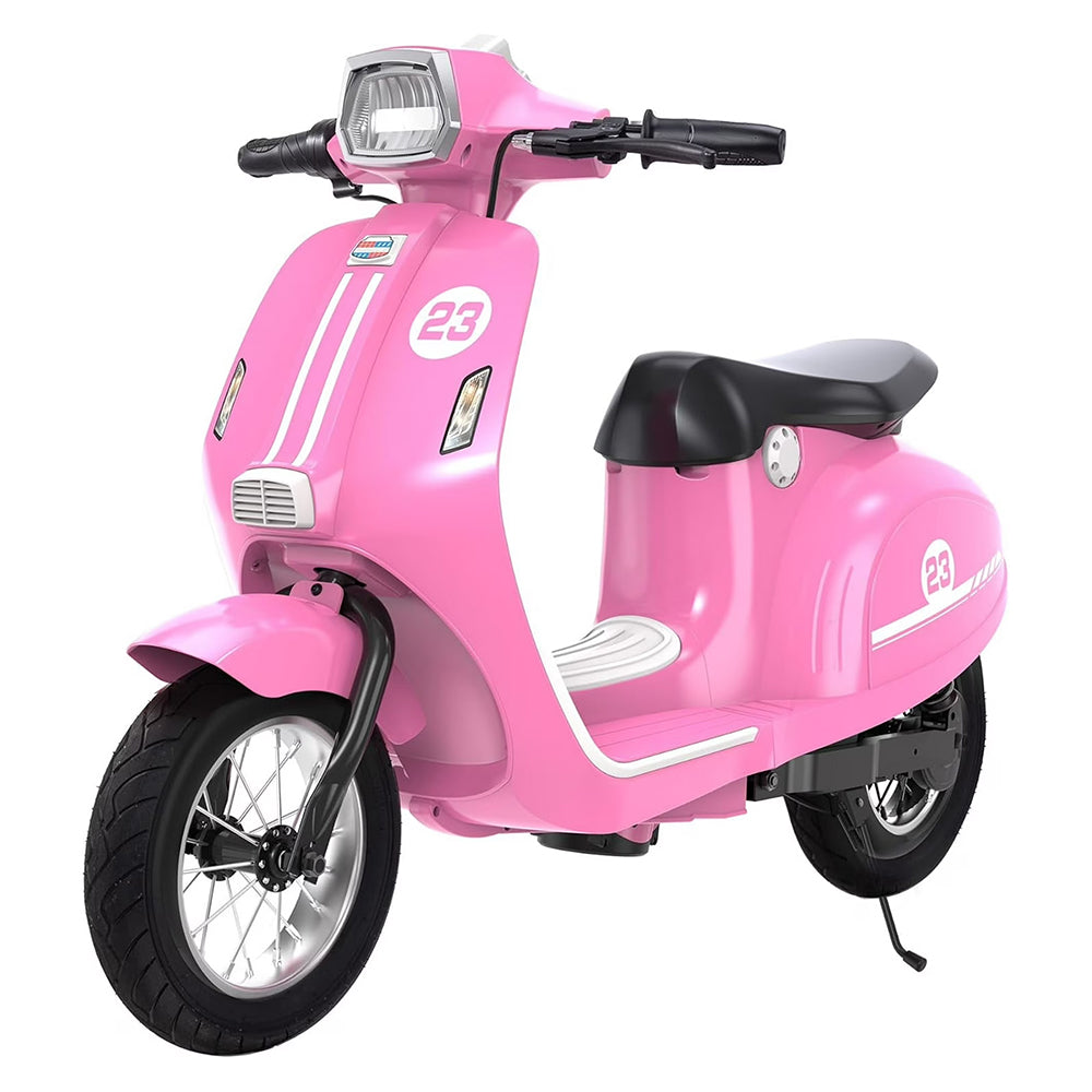 Garvee Ride - G Series: 24V 350W 14MPH Speed Rear Brake Twist Grip Throttle LED Light Blue Durable Pneumatic Tires Outdoor Riding