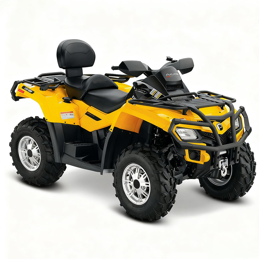 Garvee 6PR ATV UTV Tires Set of 4 All Terrain 25x8-12 Front 25x10-12 Rear Black