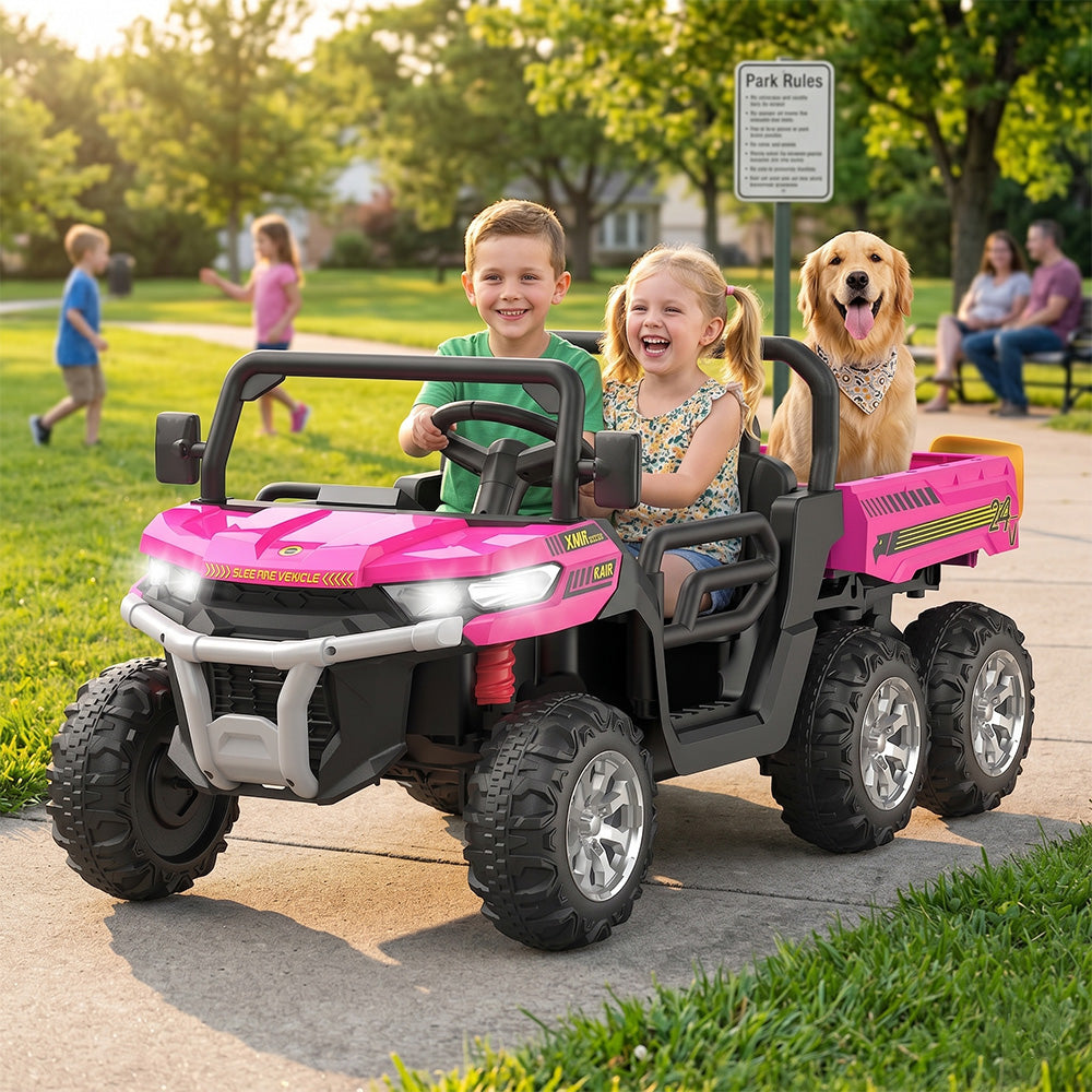 peg perego adventure trailer pink Garvee Ride