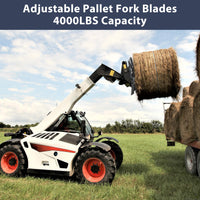 48 Inch Pallet Fork Blades for Kubota Bobcat Skid Steer Loaders Tractors
