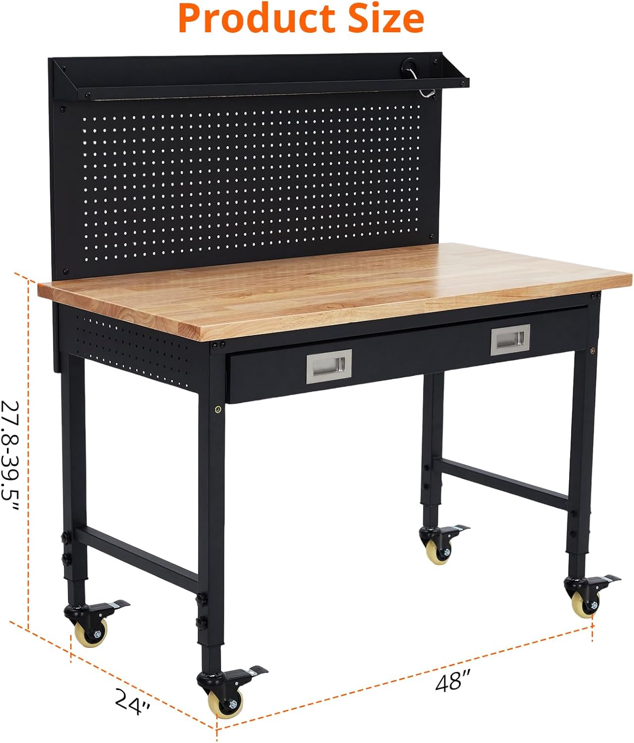 【GW-3500BB & GW-4000】　2点セット　稼働品 VEVOR 48 Inch Adjustable Workbench, 2000 lbs Load, Work Bench with