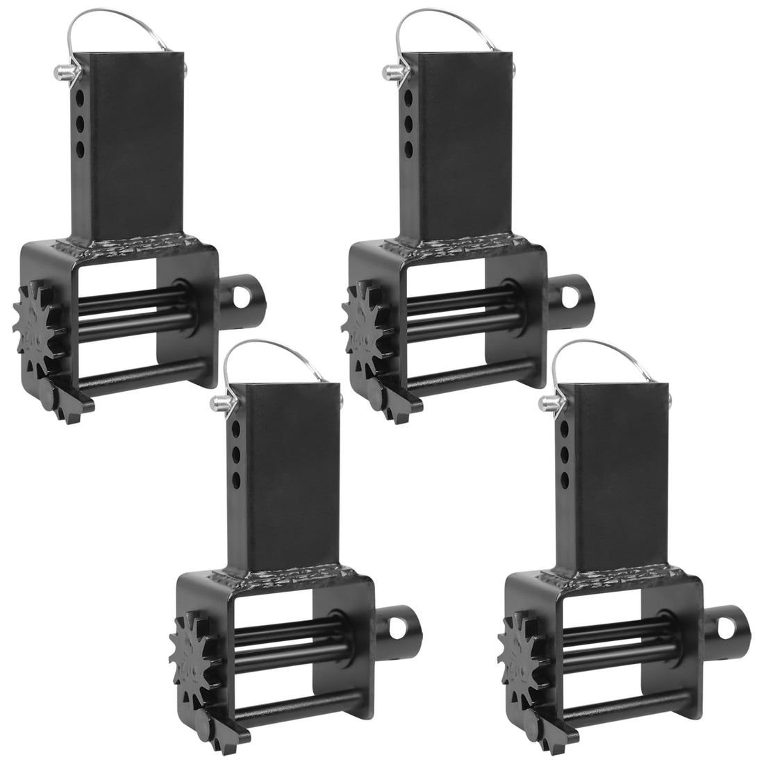 Trailer Stake Pocket Winch Heavy Duty Flatbed Trailer Tool with Standard Size Winch Bar 4pcs