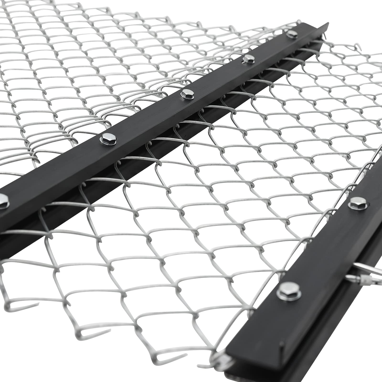 Garvee 4x3ft ATV Chain Drag Harrow Driveway Drag Chain Mat for ATVs, UTVs, Garden Lawn Tractors
