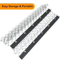 Garvee 4x3ft ATV Chain Drag Harrow Driveway Drag Chain Mat for ATVs, UTVs, Garden Lawn Tractors