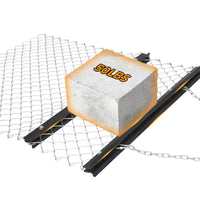 Garvee 4x3ft ATV Chain Drag Harrow Driveway Drag Chain Mat for ATVs, UTVs, Garden Lawn Tractors