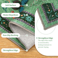 Garvee Insect Washable Soft Area Rugs for Living Room Bedroom Ultra-Thin Non Slip Dining Room Stain Resistant Rug Large Carpet for Office Nursery Bedroom