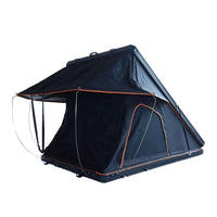 Garvee Aluminum Hardshell Rooftop Tent - 84"x52" Low-Profile Pop-Up Roof Top Tent with 2.4" Mattress, 5000mm Waterproof Rating, 660 lbs Capacity, Compatible with SUV, Truck, and Van (Black)