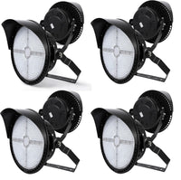 Garvee 500W LED Stadium Light 72,000LM 5700K Daylight - 1500-2000W MH Equivalent, IP65 Waterproof, Advanced Electrical Protection, 30° Beam, UL Listed, 100-277V, 4 Pack