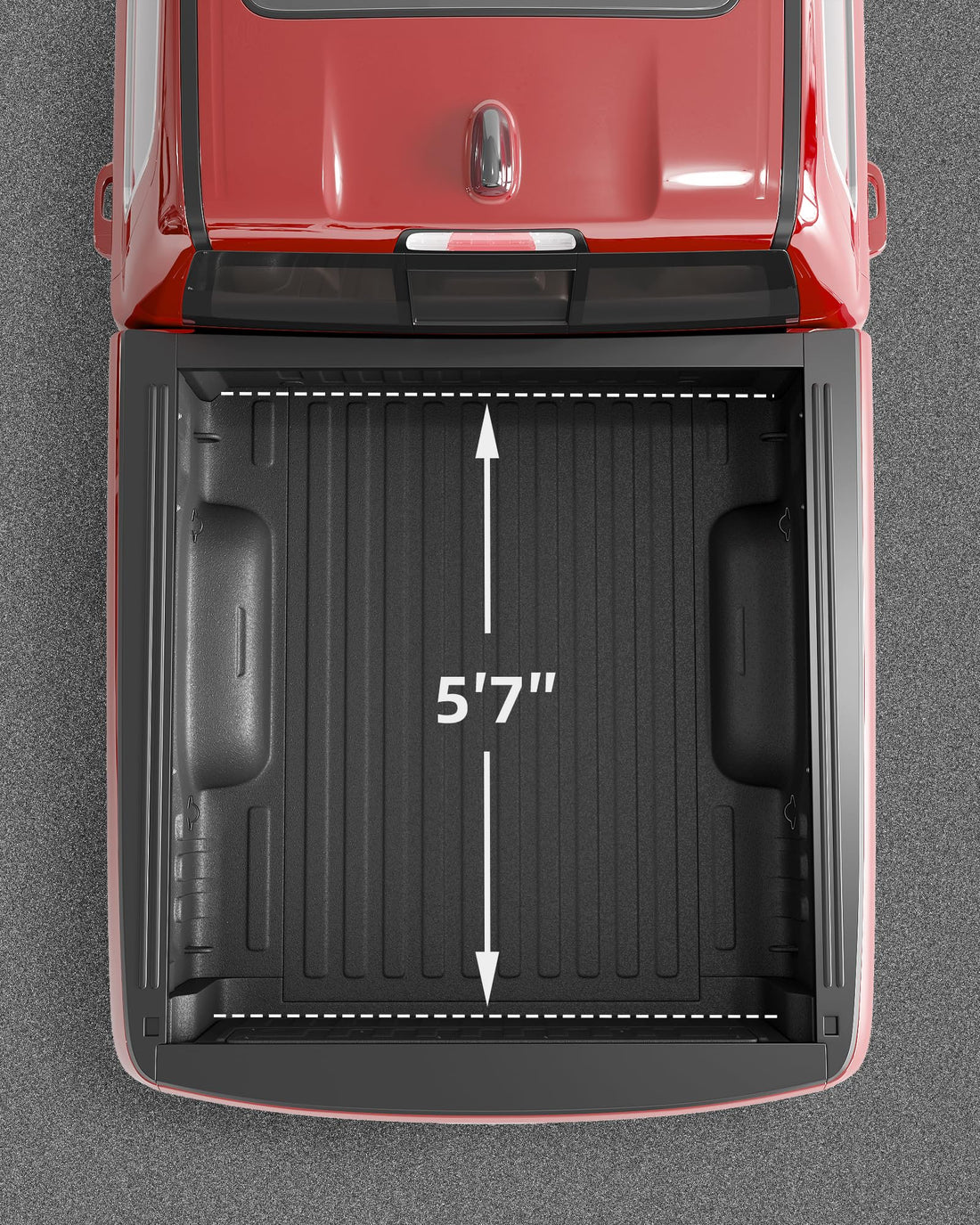 5.7ft Soft Vinyl Roll-Up Tonneau for 09-23 Dodge Ram 1500 - GARVEE