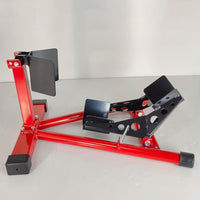 Garvee Motorcycle Wheel Chock, 16"-21" Front Stand with Multiple Adjustment Holes, 1500 lbs Capacity Motorcycle Chock for Garage, Workshop, and Vehicle Transport