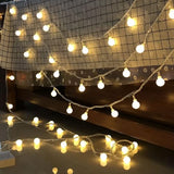 Garvee 5-33 Feet Led Globe Ball String Lights, Fairy String Lights with Remote, Battery/USB Water-Resist String Lights, Decor for Indoor Outdoor Party Wedding Christmas Tree Garden 3M-20balls-USB - warm