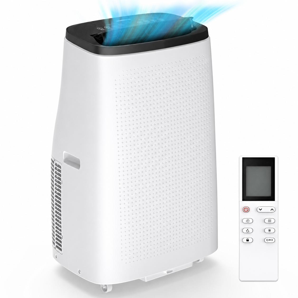 Garvee 15000 BTU Portable AC Unit 3-in-1 Remote Control Fan Dehumidifier 24 Hour Timer Silent Mode Fast Cooling for Room Bedroom Office RV 800 Sq Ft