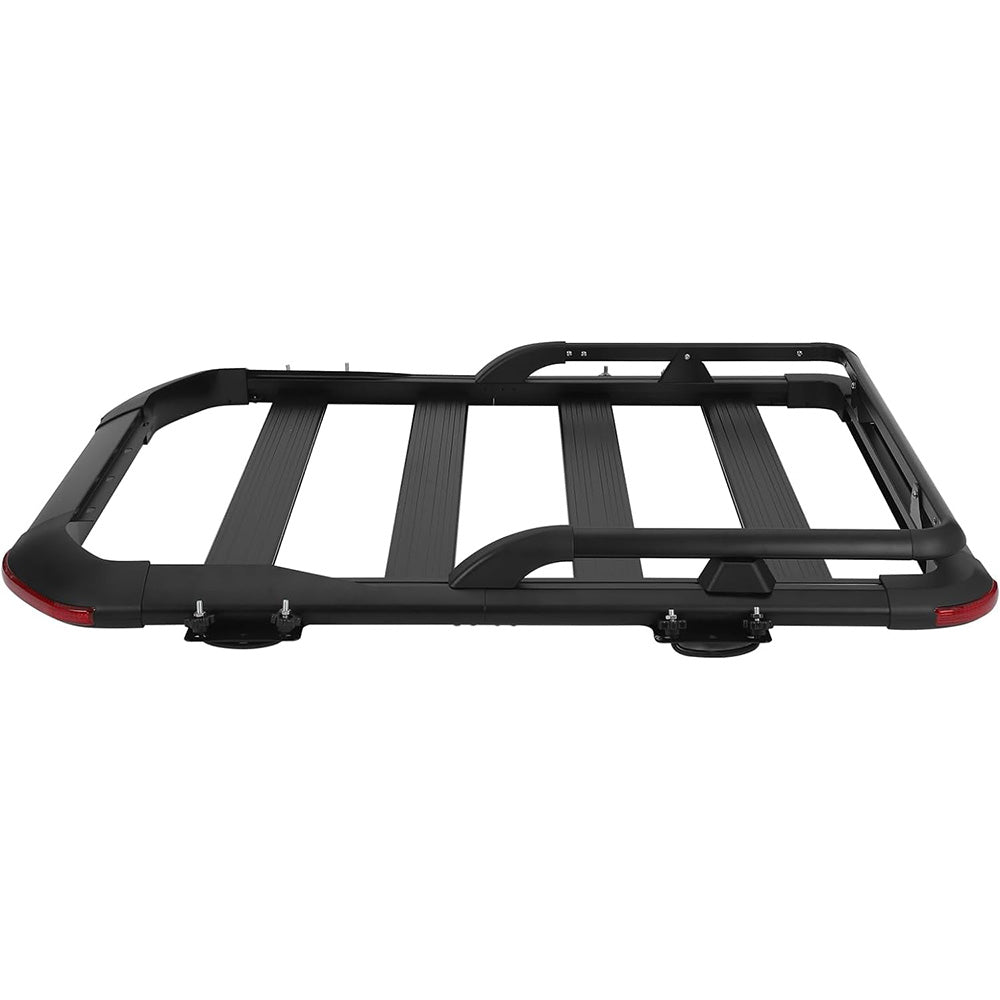 Garvee Roof Baskets 220 LBS Loading Capacity, 63" x 43" x 6.3" Capacity Anti-Rust Rooftop Cargo Carrier, Roof Rack Basket for SUV, Car and Truck