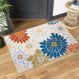 Garvee Area Rug 6x9 Non Slip Modern Rug Thin Machine Washable Rug No Shedding Large Rug with Low Pile for Living Room, Bedroom, Dining Room, Beige - Beige
