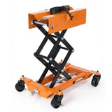 Garvee 450 LBS Auto Repair Lifting Jack, Heavy-Duty Transmission Jack for Vehicle Maintenance, Adjustable 22.83in Height, Orange - Orange