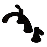 Garvee Bathroom Faucet, 8 Inch Bathroom Faucets for Sink 3 Hole, Widespread Oil Rubbed Bronze Bathroom Faucet with Pop up Drain and cUPC Lead-Free Hose - Oil Rubbed Bronze