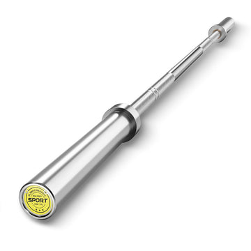 Garvee 7Ft Olympic Barbell Bar 2 Inch Chrome Plated for Power Lifting and Weightlifting 45 Lbs