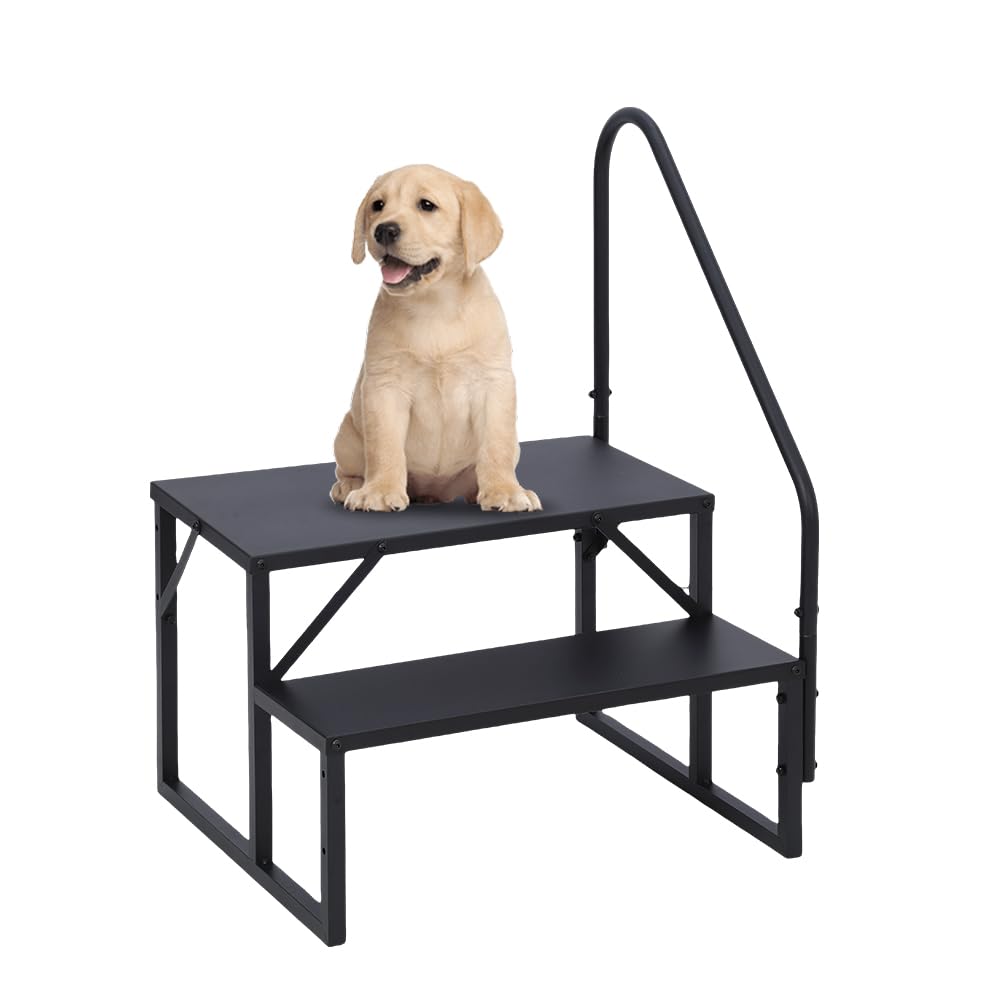 GARVEE RV 2 Steps with Handrail - Safe & Portable RV Stairs