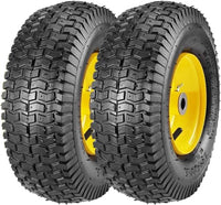 20x8-8-4PR Set of 2 Turf Tires with Wheels for Lawn Mowers