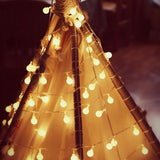 Garvee 5-33 Feet Led Globe Ball String Lights, Fairy String Lights with Remote, Battery/USB Water-Resist String Lights, Decor for Indoor Outdoor Party Wedding Christmas Tree Garden 6M-USB+Remote - warm