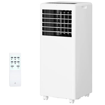 Garvee 8,000 BTUs Portable Air Conditioner Whisper-Quiet Sleep Mode, Fast Cooling, Easy Mobility with 360° Casters, and Simple Installation for Rooms up to 350 sq.ft
