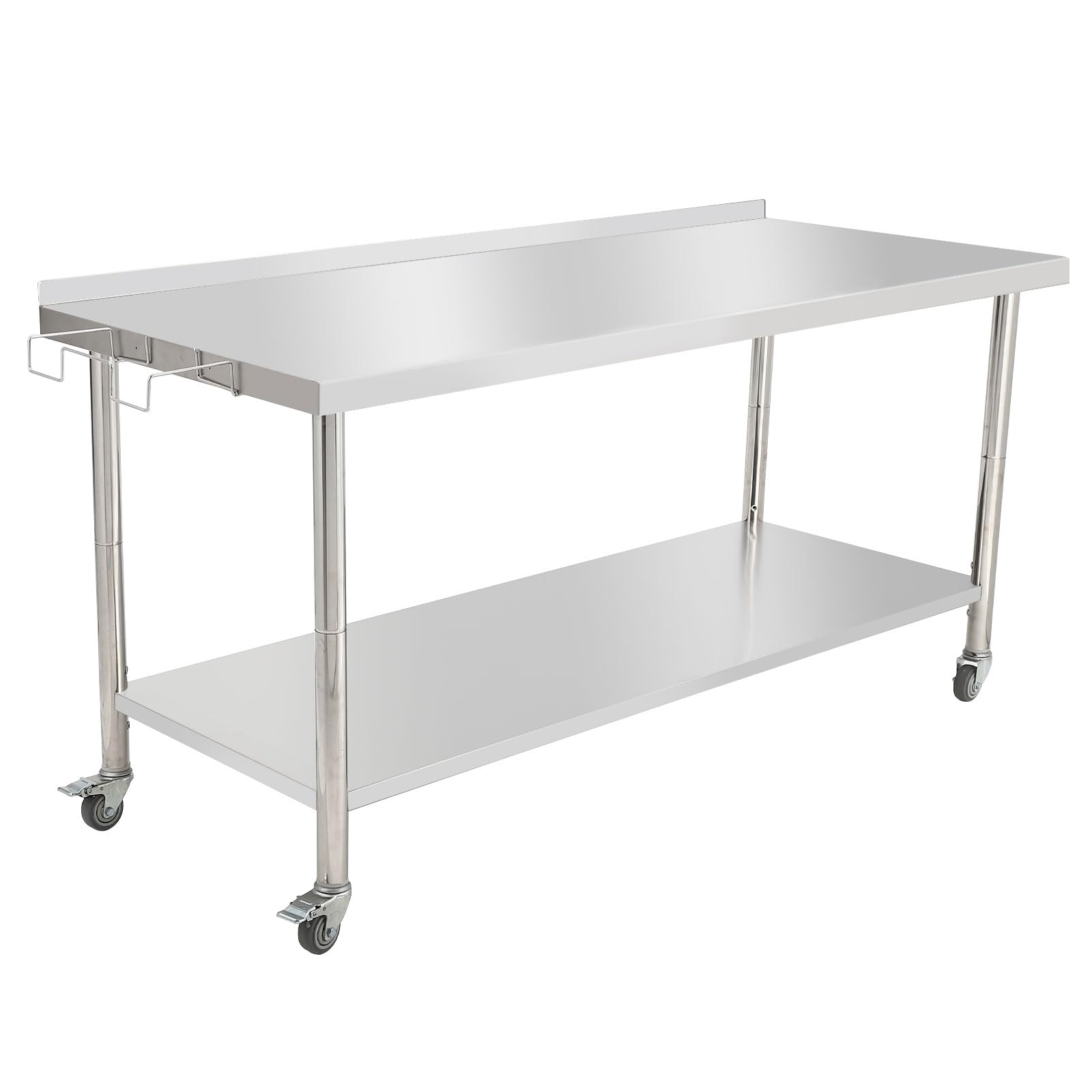 Multi-Functional Stainless Steel Work Table for Indoor and Outdoor Use