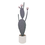 Garvee Artificial Cactus Plant Tall UV Resistant Faux Cactus with Planter for Home Garden Office Indoor Outdoor Decoration Green
