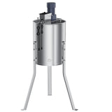 Garvee Electric 4/8 Frame Honey Extractor – Stainless Steel Beekeeping Equipment with 140W Adjustable Motor, Transparent Lid & Adjustable Height for Efficient Harvesting - Silver